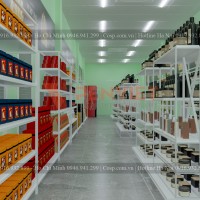 Thiết kế cửa hàng bách hóa Trung Hoa